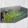 thumbnail image 6 of Tequila Soft Flannel Fleece Blanket, Green Tones Vibrant Ombre Design Salt Lime and Tequila Lettering on Flourish Lemon, Cozy Plush for Indoor and Outdoor Use, 70" x 90", Multicolor, by Ambesonne, 6 of 6