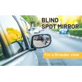 thumbnail image 4 of SHENMO 2 Pack Blind Spot Mirrors, Round Frameless Mirrors with 360 Rotation, Adjustable HD Glass Convex Mirror Maximize Rear View Universal for Car, SUV, Trucks, Road Safety -, 4 of 5