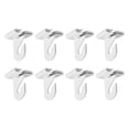 thumbnail image 1 of Ganchos de techo colgante Uxcell, clips de barra T de metal para losetas de techo suspendido, ganchos para colgar plantas y decoraciones, 8 piezas, 1 of 7