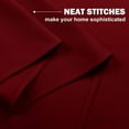 thumbnail image 4 of NICETOWN Short Blackout Curtains for Small Window, Light Blocking Thermal Insulated Curtains Privacy Grommet Window Treatment, 42"x36", Red, 2 Panels, 4 of 7