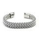 thumbnail image 2 of Men's Bracelet, Titanium Steel Double Row Editable Magnet Clasp Bracelet, 2 of 3