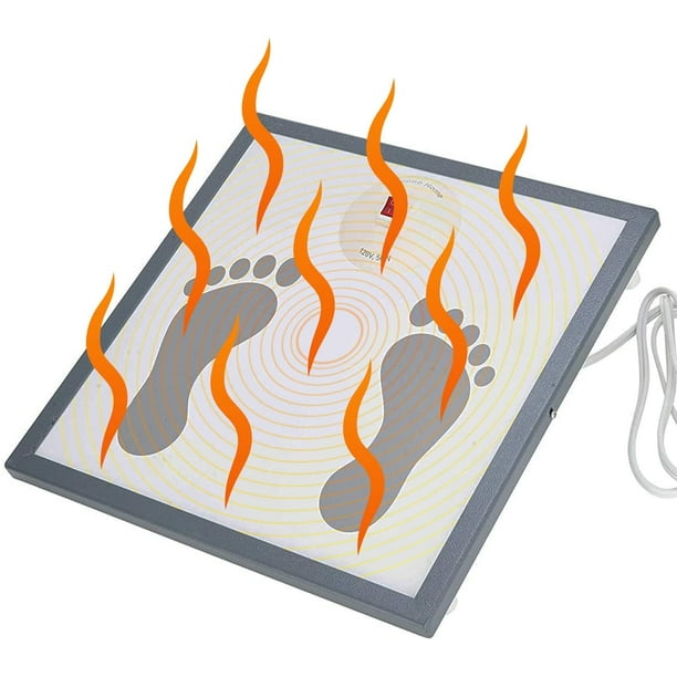 EconoHome Electric Foot Warmer 50 Watt Foot Heater for Under the Desk, Office or Bedroom