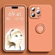 thumbnail image 3 of Luxury Liquid Silicone Magnetic Cases For iPhone 15 14 13 12 11 Pro Max XS XR 8 7 Plus SE 2020 14Pro Soft Cover With Ring Holder, 3 of 5