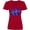 Red, variant on Inktastic Autism Awareness Be Kind Dark Blue Puzzle Piece Women's V-Neck T-Shirt