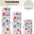 thumbnail image 4 of Pioneer Flower Floral Print Pattern Kitchen Rugs Sets Of 3,Kitchen Runner Rugs Non Skid Washable,Decorative Kitchen Floor Mats for Kitchen,Sink,Laundry,17"x30"+ 17"x47" + 17"x59", 4 of 6