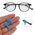 thumbnail image 2 of Unique Bargains 10 Pair Eyeglass Temple Tips Small Ear Hook Pattern Anti-slip Ear Hooks 0.75"x0.71"x0.08" Light Blue, 2 of 5