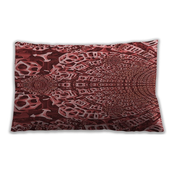 Ahgly Company Outdoor Rectangular Contemporary Lumbar Throw Pillow, 13 inch by 19 inch