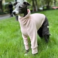 thumbnail image 6 of HQREA Greyhound Dog Winter Coat Jumpsuit Four-Legged Hooded Fullbody Whippet Clothes with Pocket, 6 of 6