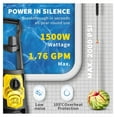 thumbnail image 3 of Electric Pressure Washer 2000 PSI 1.76 GPM, Power Washer with Hose & Nozzles, 3 of 8