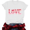 thumbnail image 7 of Vetsdori Womens Short Sleeve Shirts Summer Workout Pullover Young Adult Gifts for Wife Blouses Graphic Cotton,Valentines Cute Tops for Junior Casual, 7 of 7