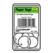 Hy-Ko KB144-250 Paper Id Tag W/Ring 1-1/4"