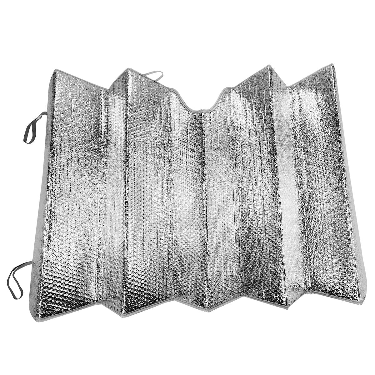 Auto Drive 1 Count Heavy-duty Silver Accordion Sunshade Product Size 63'' x 28.5'',