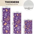 thumbnail image 4 of Purple Orange White Butterfly Pattern Kitchen Rugs Sets Of 3,Kitchen Runner Rugs Non Skid Washable,Decorative Kitchen Floor Mats for Kitchen,Sink,Laundry,17"x30"+ 17"x47" + 17"x59", 4 of 6