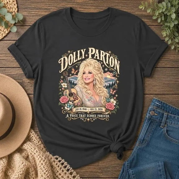 Dolly T-Shirt, Vintage Parton Memorial Country Music Tee