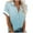Sky Blue ., variant on Summer Savings Clearance 2025! BOVXNPU Plus Size Womens Summer Tops,Short Sleeve Tops for Women,Fashion Women's Casual Comfortable Pocket Buttontop Blouse T-Shirt