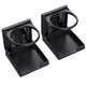 thumbnail image 1 of Soporte Universal JM Ajustable para Vasos Plegable Negro 2 uds, 1 of 5