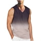 thumbnail image 1 of Hombres Casual Moda Sólido Cuello en V Deportes sin Mangas, 1 of 2