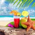 thumbnail image 5 of GoXteam 100 Umbrella Drinking Straws, Hawaiian Beach Cocktail Luau Party Decorations Supplies, 5 of 7