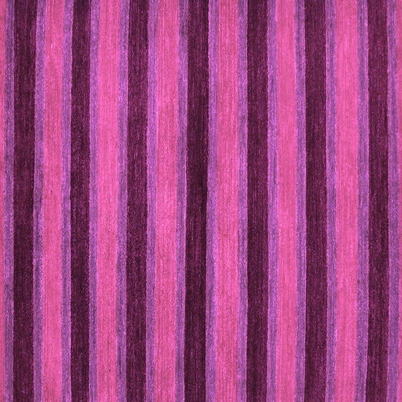 Ahgly Company Indoor Square Abstract Purple Modern Area Rugs, 4' Square