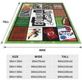 thumbnail image 2 of Football Gifts Blanket for Boys Kids Football Sports Team Gifts for Football Lovers Super Soft Warm Plush Blanket Sofa Bedding Home Living Room Decor All Seasons 50"x40", 2 of 5