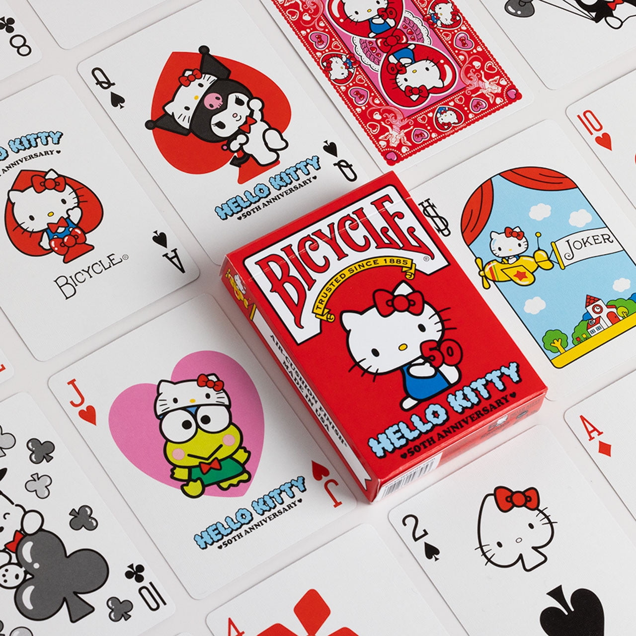 Bicycle Hello Kitty 50th Anniversary Playing Cards - Walmart.com