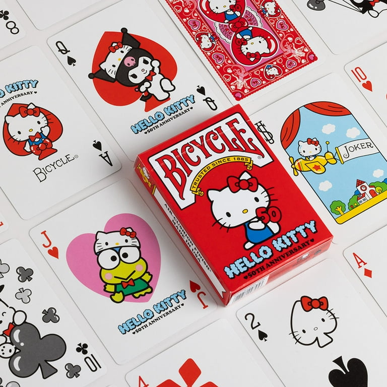 Hello Kitty 50th Anniversary Playing Cards - Walmart.com