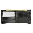 thumbnail image 4 of Eel Skin Soft Leather Bifold Credit Card Wallet with Coin Pouch E 59, 4 of 5