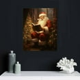 thumbnail image 4 of Nawypu  Vintage Christmas Canvas Wall Art, Santa Claus Reading Booking Pictures for Wall Decor, Merry Christmas Poster Hobby Lobby Santa Picture, Xmas Wall Decorations Gifts, 4 of 4