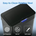 thumbnail image 4 of Arlopu 16 Gallon Sensor Trash Can Stainless Steel Kitchen, Office, Bedroom Touchless Motion Sensor Trash Can, 4 of 9