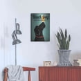 thumbnail image 4 of Luxe Metal Art 'Black Dog Brewing Co v2' by Ryan Fowler, Metal Wall Art, 16"x24", 4 of 9