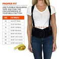 thumbnail image 3 of Ergodyne ProFlex® 1600 Standard Elastic Back Support Brace, Black, XS, 3 of 6