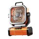 thumbnail image 2 of Ventilador de Camping con luz, ventilador de escritorio con gancho, silencioso, portátil, recargable por USB, ventilador para tienda de campaña, para Naranja con control remoto, 2 of 8