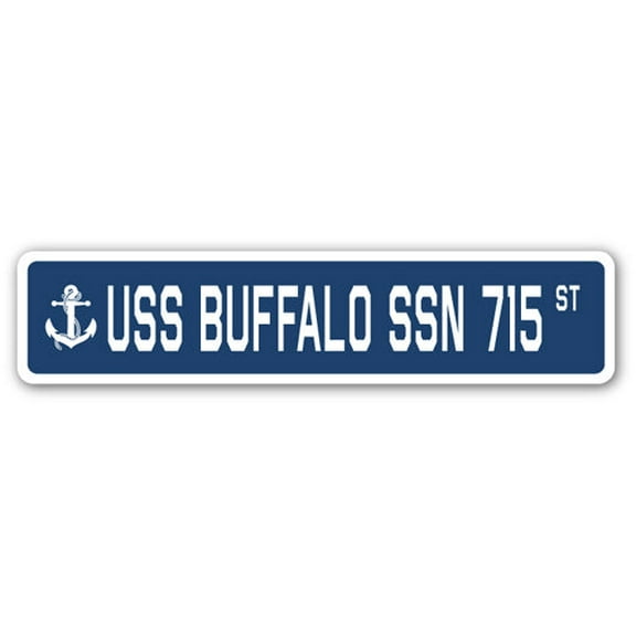 USS BUFFALO SSN 715 Street Sign us navy ship veteran sailor gift