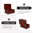 thumbnail image 3 of SKISUNO Storage Box Decorative Boxes for Storage with Wood for Home Use 1Set, 3 of 6
