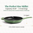 thumbnail image 4 of Enameled Cast Iron 10 inch Frying Pan | Nonstick, Non Toxic, Oven Safe, For All Stovetops, 4 of 9