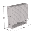 thumbnail image 5 of Capri 2D Bathroom Cabinet, 5 of 5