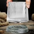 thumbnail image 4 of Uuiauoio Rotatable Fashioned Glasses,Whiskey Spinning Glass Set Crystal Rotating Barware with Base Decorative Drinkware for Bourbon Scotch Cocktails Home Bar Gift, 4 of 6