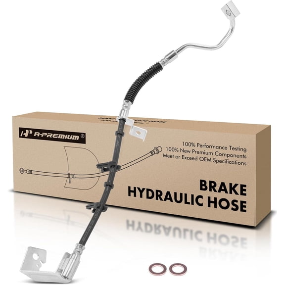 A-Premium Front Passenger Brake Hydraulic Hose Compatible with Select Ford Models - Mustang 2005-2014 - Replace# 8R3Z2078H