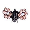 thumbnail image 4 of 12 Pcs Mini Pinces à Cheveux Fleur Strass Accessoire pour Femmes Mini Pinces à Cheveux pour Petites Filles, 4 of 5