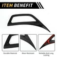 thumbnail image 4 of Cubierta decorativa de ventilación lateral de ceja de rueda Unique Bargains para Jeep Wrangler JL JLU Gladiator JT 2018-2020, recorte de ventilación lateral de plástico negro, 4 of 6