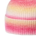 thumbnail image 7 of Hariumiu Hat Beanie Hats Tie Dye Print Thicken Unisex Hat Woolen Yarn Rainbow Striped Warm Knitted Beanie Fashion Hat, 7 of 7
