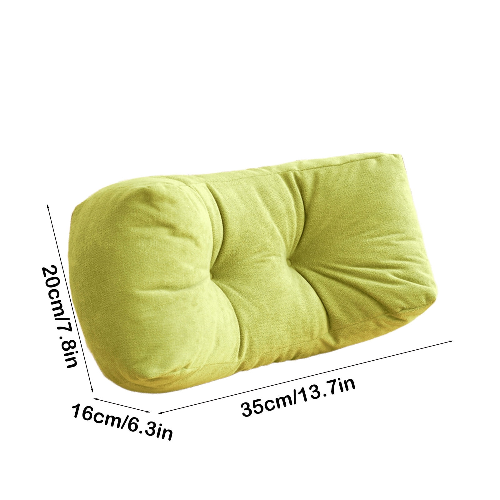 Neorosiri Lumbar Support Pillow,Office Chair Sofa Back Cushion,P.P Filling Waist Protector,Nap Bedside Use 14.1x7.8 Inch