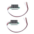 thumbnail image 4 of Mini Voltímetro Digital, Medidor De Prueba De Voltaje, 2 Uds., Protección De Conexión Inversa De Alta Precisión Para Bricolaje ANGGREK DC LED Digital Voltmeter, 4 of 8