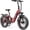Red, variant on Heybike Ranger 3.0 Pro 90-Mile Folding Electric Bikes for Adult, 20"x4.0" Fat Tire Ebike with Full Suspension, Smart TFT Display & NFC/APP Controlled, Blue
