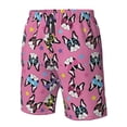 thumbnail image 5 of Naloa Colorful Cute French Bulldog Men's Beach Shorts, Surfing shorts, Swim trunks, Quick Dry Swim Trunks for Surfing Beach Fun - X-Large, 5 of 9