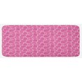 thumbnail image 1 of Giraffe Kitchen Mat, Abstract Tropical Jungle Animal Skin Pattern Pink Camouflage Style Feminine Design, Plush Decorative Kitchen Mat with Non Slip Backing, 47" X 19", Pink Cream, by Ambesonne, 1 of 1