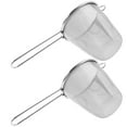 thumbnail image 3 of Miangastore 2pcs Stainless Steel Filter Infuser Handle Design Tea Leaf Colander Chinese Tea Accessory, 3 of 9