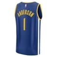 thumbnail image 3 of Men's Fanatics Kyle Anderson Royal Golden State Warriors Fast Break Replica Player Jersey - Icon Edition, 3 of 3