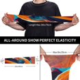 thumbnail image 3 of Bingfone Farmers Gardening Sleeves Sun Protection Arm Cooling Sleeves for Women Men with Thumb Hole - Abstract Fabric Color Waves, 3 of 7