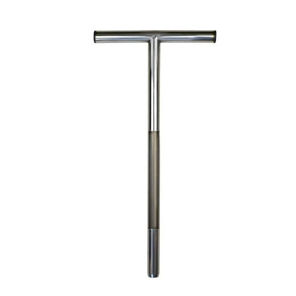 Soil Sampler Probe Stainless Steel Tubular T Style Handle Soil Test Kit